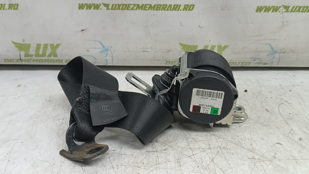 Centura de siguranta dreapta spate 602143300 Opel Astra H [2004 - 2007]