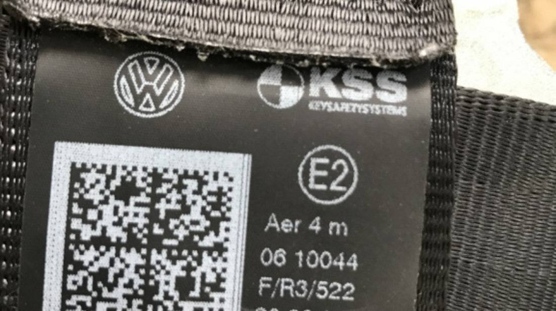 Centura de siguranta spate VW Sharan 7N , 2.0TDI, CFF Manual sedan 2012 (7N9857806)