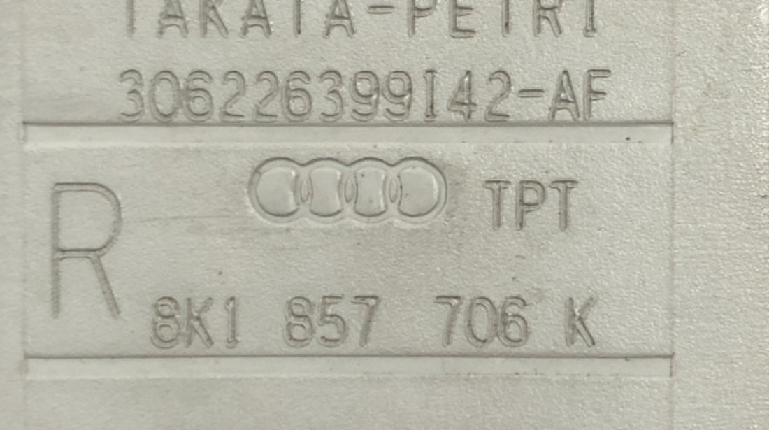 Centura dreapta fata Audi A4 B8 Avant 2.0 TDI DPF Multitronic, 143cp sedan 2010 (8K1857706K)