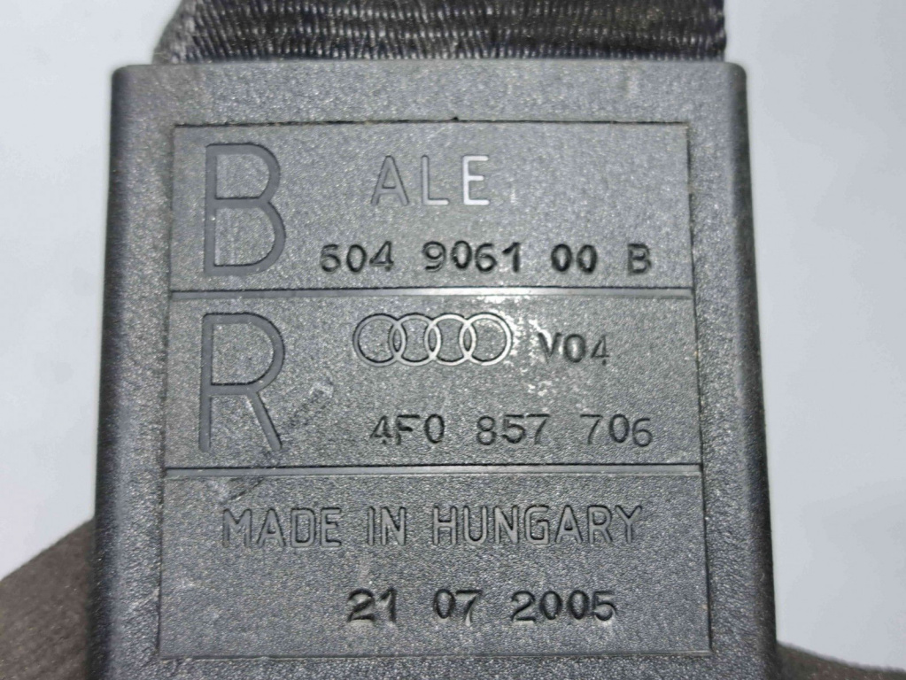 Centura dreapta fata Audi A6 (4F2, C6) [Fabr 2004-2010] 4F0857706