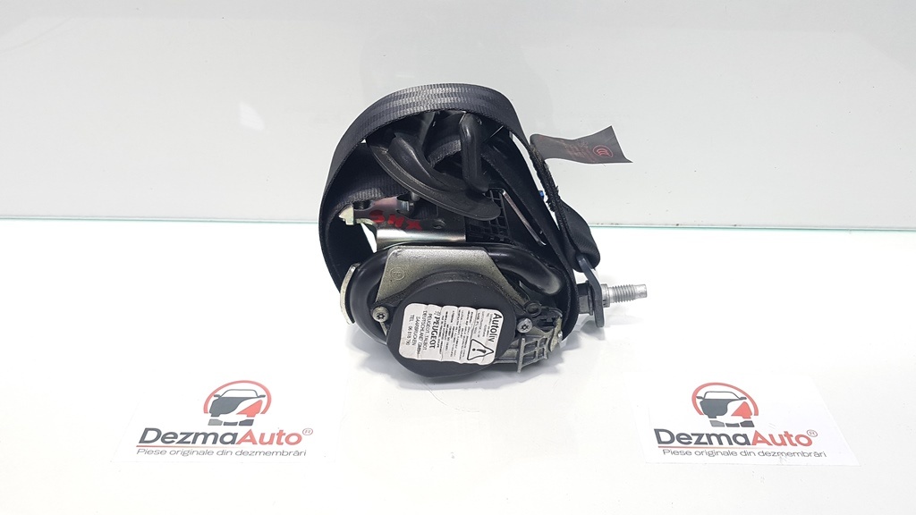 Centura dreapta fata cu capsa, Peugeot 308, cod 96569048XX (id:364602)