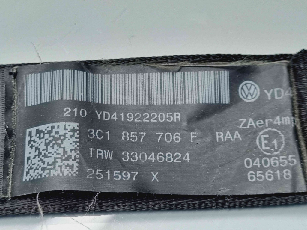 Centura dreapta fata Volkswagen Passat B6 Variant (3C5) [Fabr 2005-2010] 3C1857706F