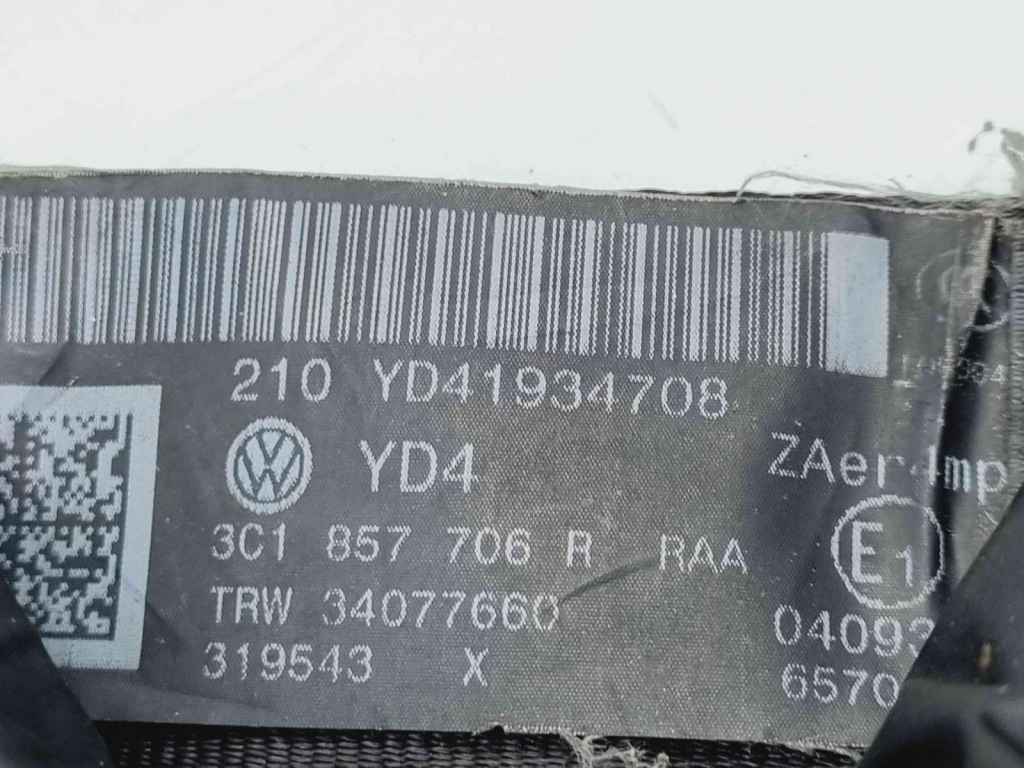 Centura dreapta fata Volkswagen Passat B6 Variant (3C5) [Fabr 2005-2010] 3C1857706R
