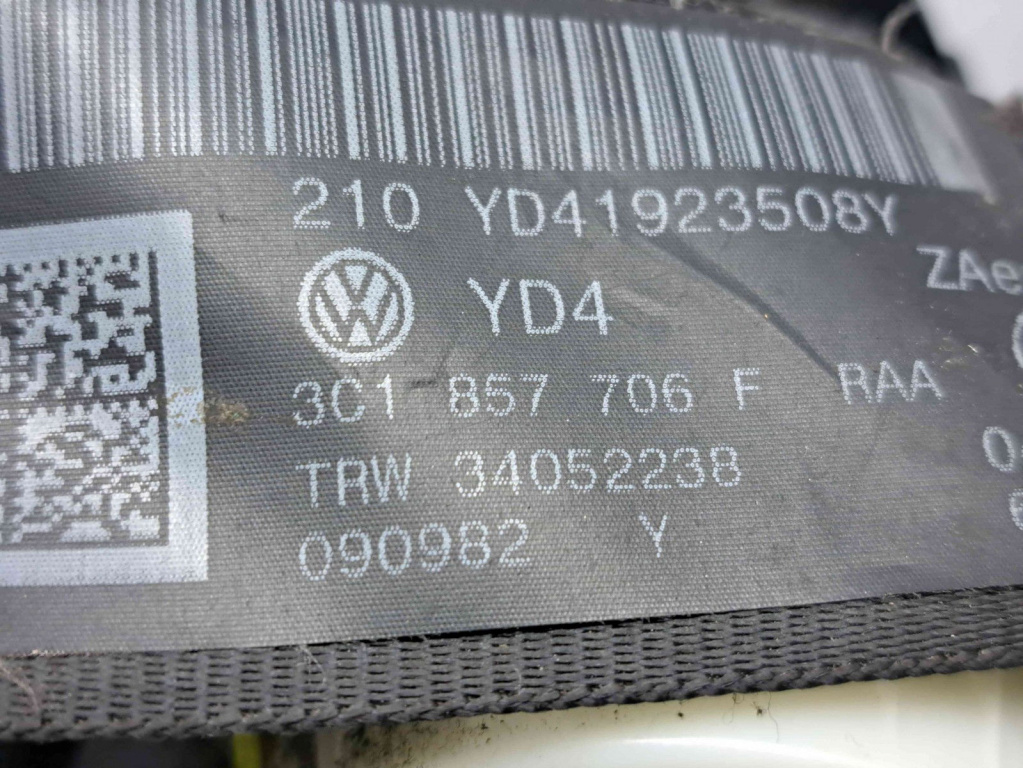 Centura dreapta fata Volkswagen Passat CC (357) [Fabr 2008-2012] 3C1857706F