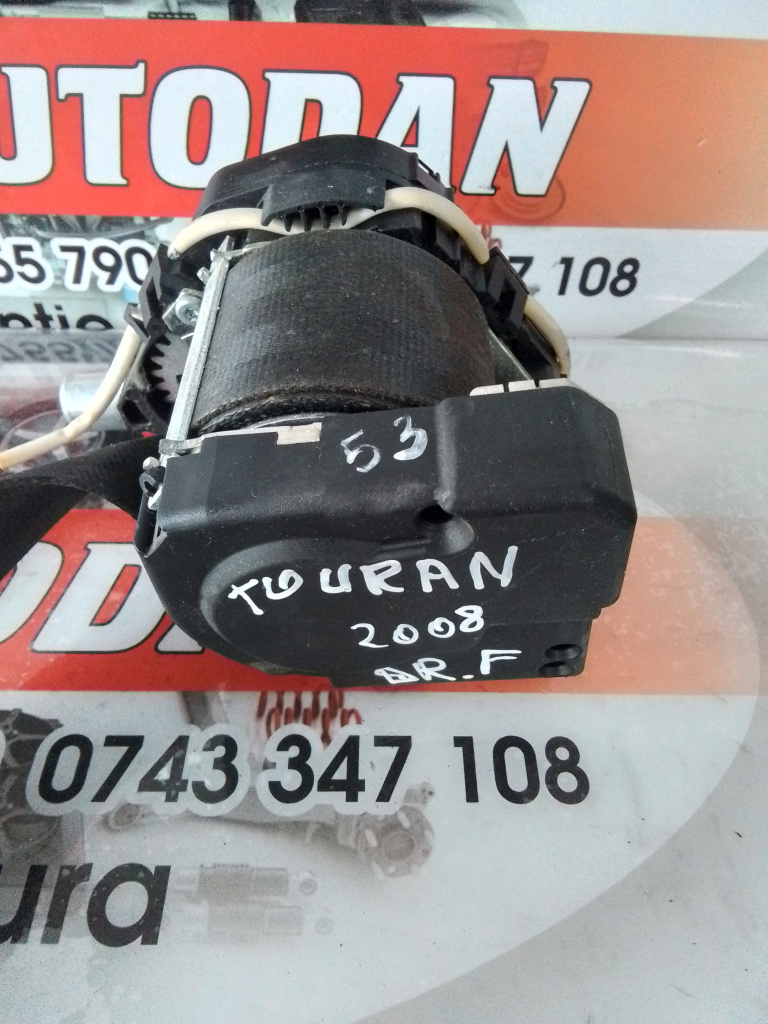 Centura dreapta fata Volkswagen Touran facelift (2006-2010) 2.0 Motorina 2008, 193857737A