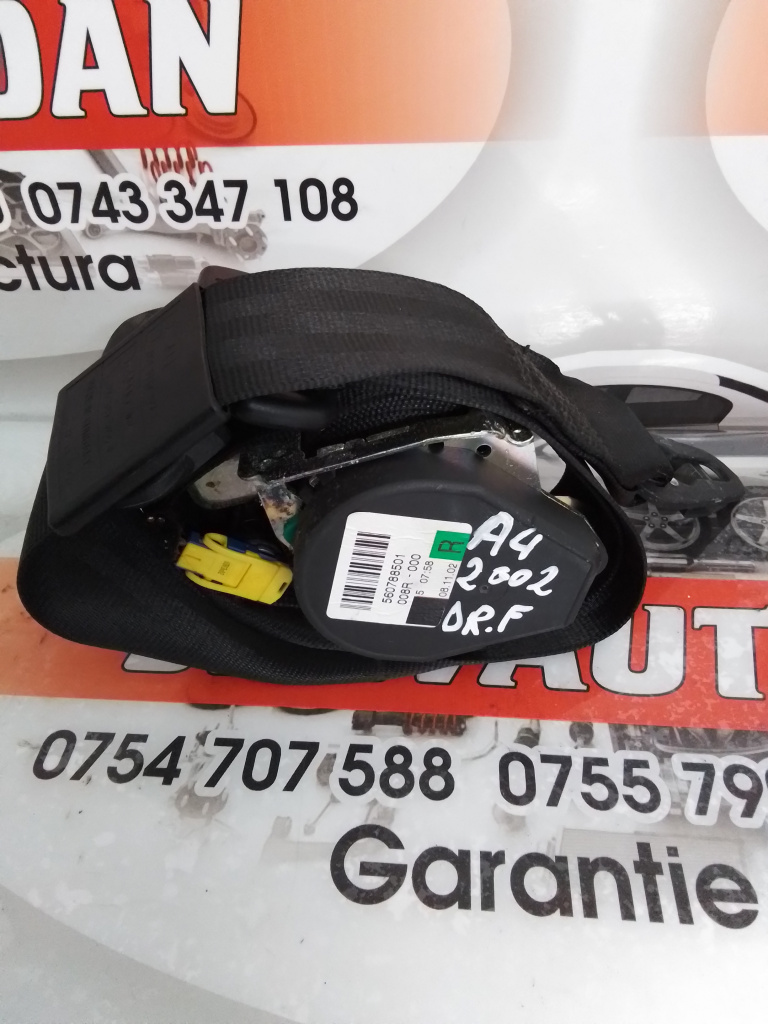 Centura dreapta spate Audi A4 (2001-2004) [8E2, B6] 1.9 Motorina 2002, 193857737A / 8E0857706F