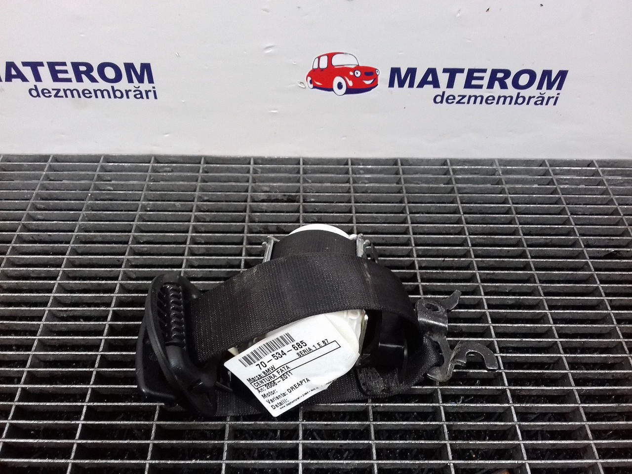 CENTURA FATA DREAPTA BMW SERIA 1 E 87 - - (2007 2011)