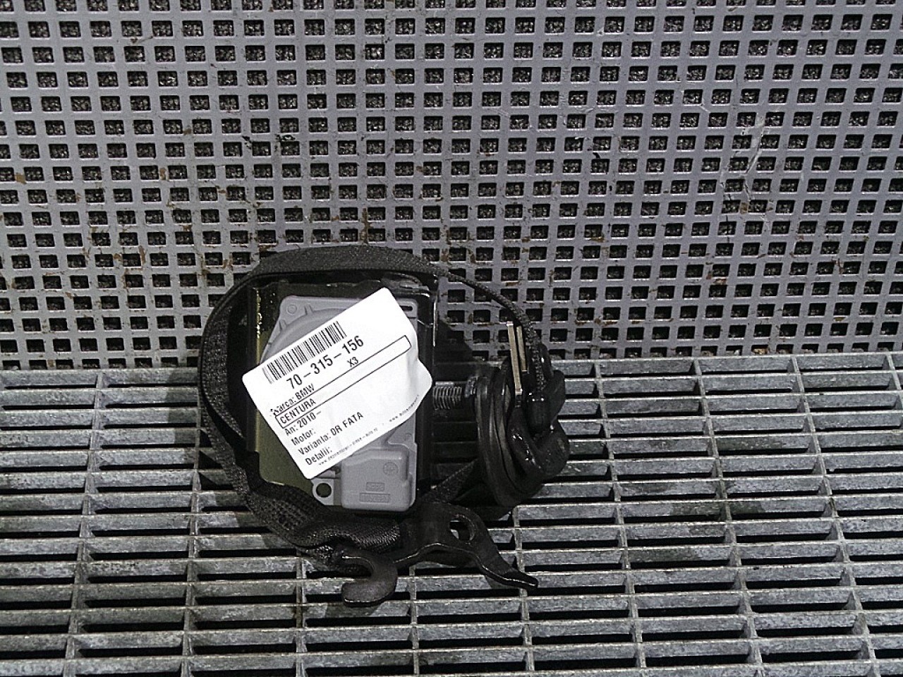 CENTURA FATA DREAPTA BMW X3 X3 - - (2010 2017)