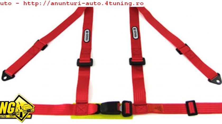Centura se siguranta 4 puncte Rosu Tenzo-R