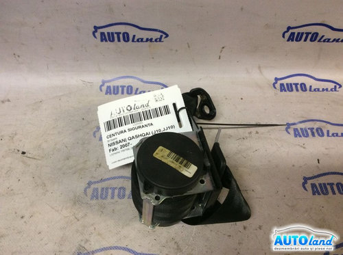 Centura Siguranta 6082583 Stanga Spate Nissan QASHQAI J10,JJ10 2007