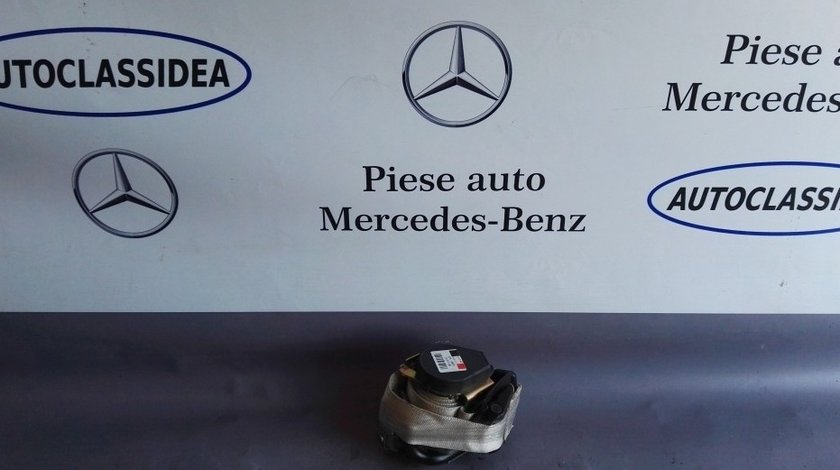 Centura siguranta stanga spate Mercedes E class w211 A2118600185 bej