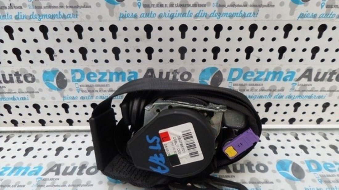 Centura stanga fata cu capsa, 8E0857705G, Audi A4 Avant (8ED, B7) 2004-2008