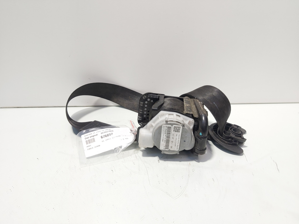 Centura stanga fata cu capsa, cod 8X3857705C, Audi A1 Sportback (8XA) (idi:676897)