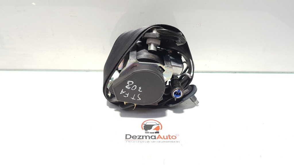 Centura stanga fata cu capsa, Peugeot 308, cod 96568574XX (id:386603)