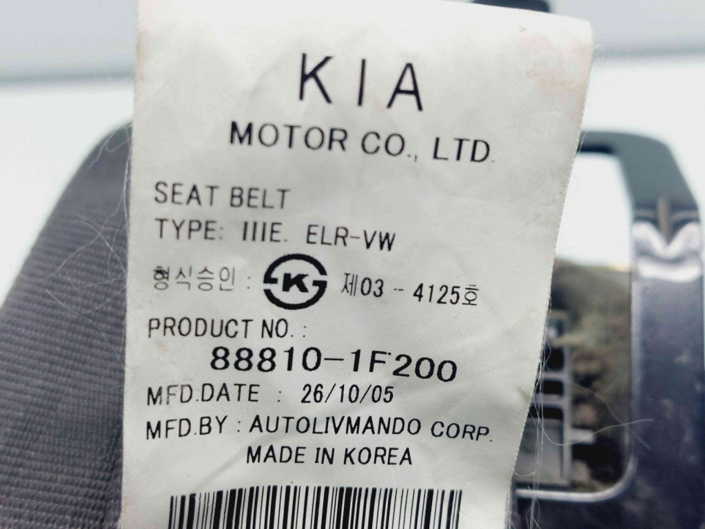 Centura stanga fata Kia Sportage II [Fabr 2004-2010] 88810-1F200