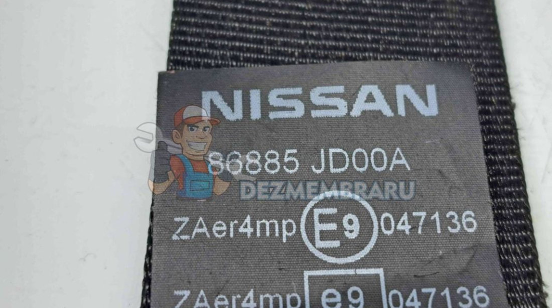 Centura stanga fata Nissan Qashqai Facelift (2) [Fabr 2009-2013] 86885-JD00A