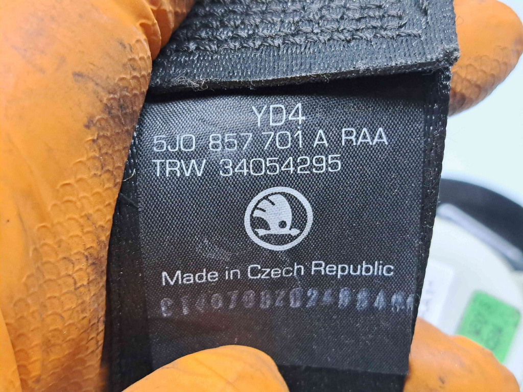 Centura stanga fata Skoda Fabia 2 (5J, 542) [Fabr 2007-2014] 5J0857701A
