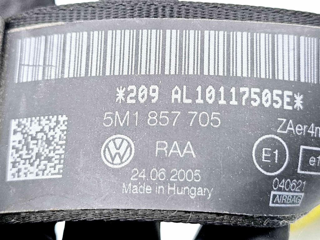 Centura stanga fata Volkswagen Golf 5 Plus (5M1) [Fabr 2005-2008] 5M1857705