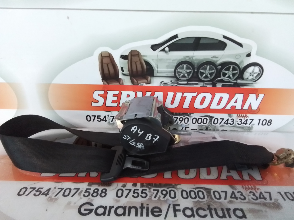 Centura stanga spate Audi A4 (2004-2008) [8EC, B7] 2.0 Motorina 2007, 8E5857805D