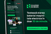 ChargeCheck.ro lanseaza testarea mobila a bateriei EV, cu certificare Bosch