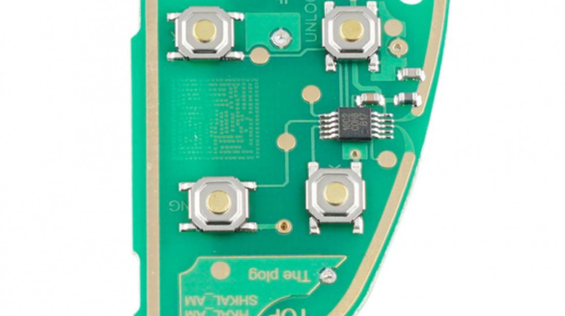 Cheie Completa Jaguar 4 Butoane Cu Electronica Si Cip CJA 012