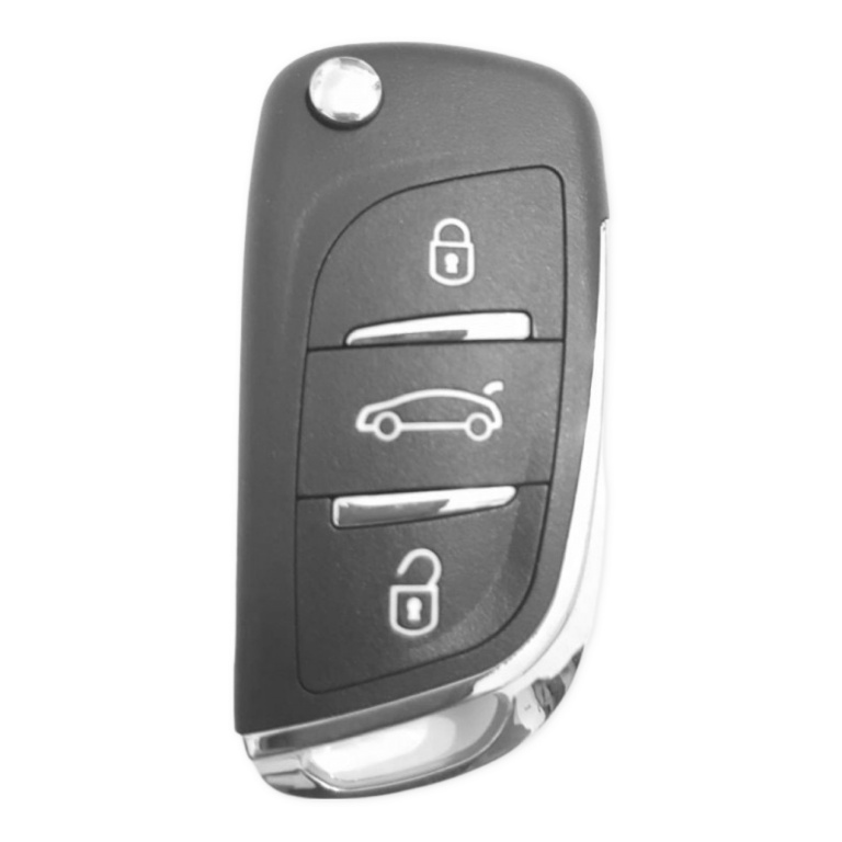 Cheie Completa Peugeot 3 But Cu Electronica Si Cip CPE 028