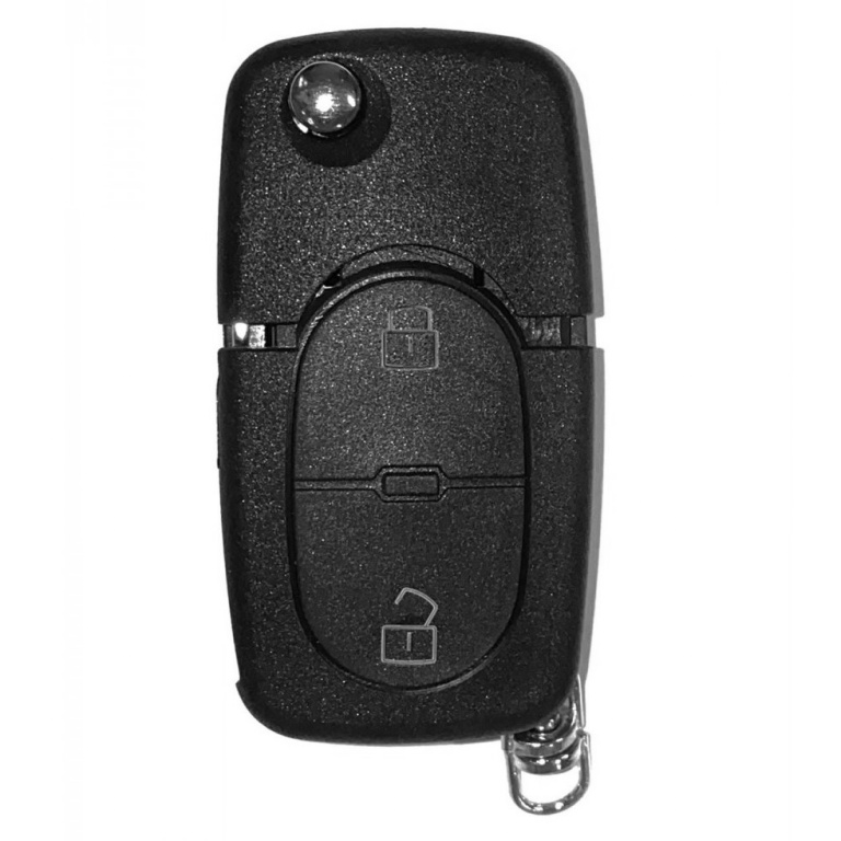 Cheie Completa Volkswagen 2 Butoane Rotunde Cu Electronica Si Cip CVW 075