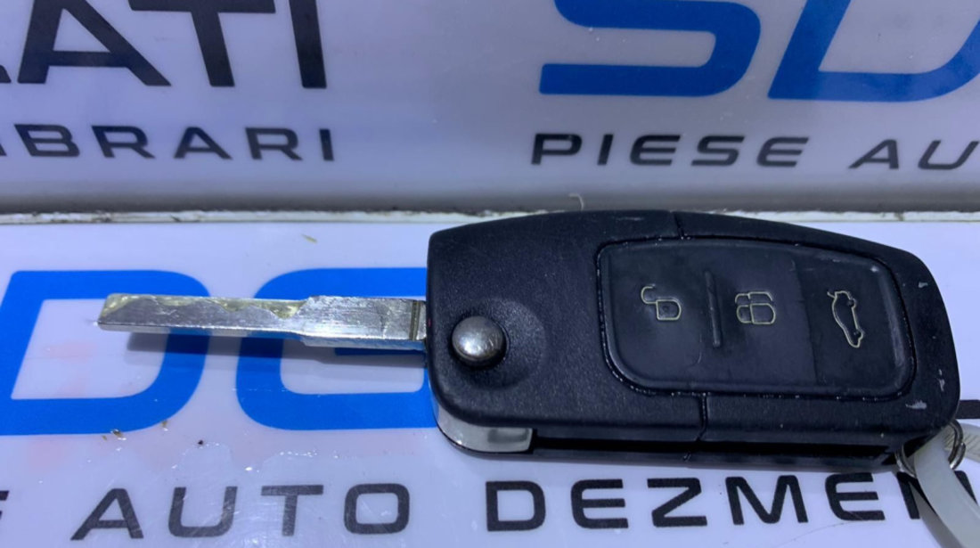 Cheie cu Lama Placa si Cip Ford Fiesta 6 2008 - 2019