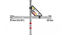 Cheie roti in cruce 17/19/21/22 mm heyner UNIVERSA...