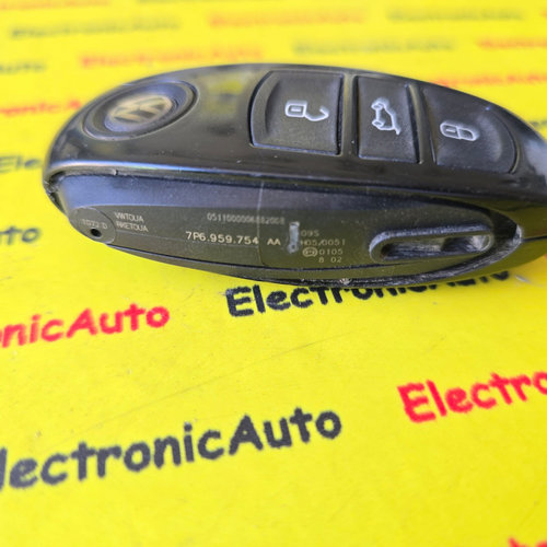 Cheie TELECOMANDA CONTACT, VW VOLKSWAGEN TOUAREG 7P, 7P6959754AA,