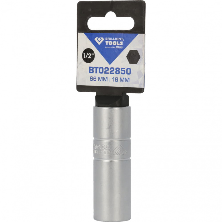 Cheie Tubulara Bujii Brilliant Tools 1/2&quot; 66MM 16MM BT022850