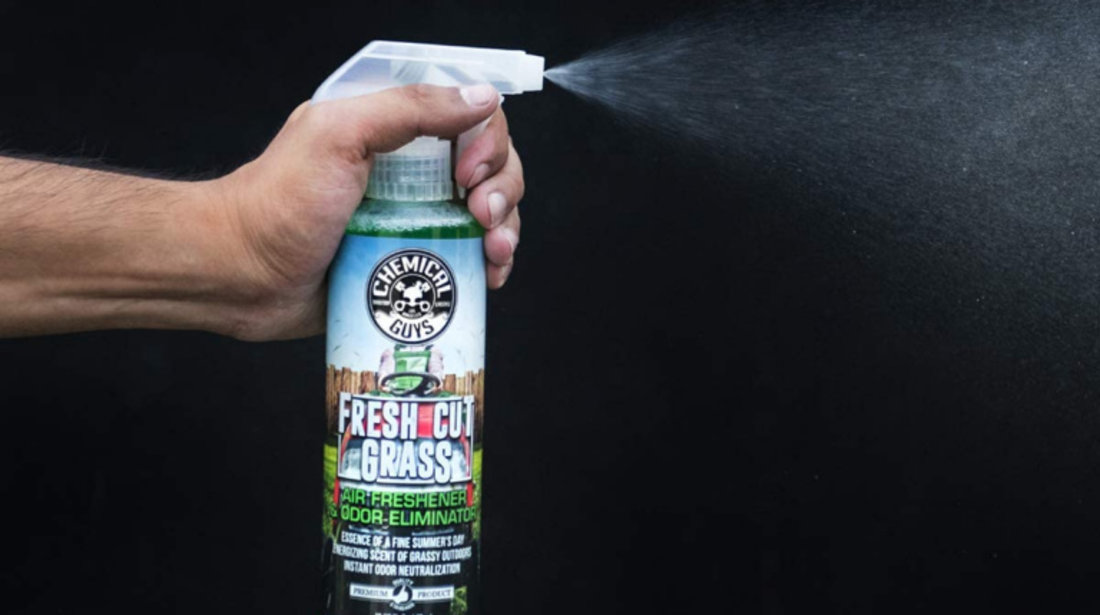 Chemical Guys Fresh Cut Grass Aer Freshenerodor Eliminator 473ML AIR24316