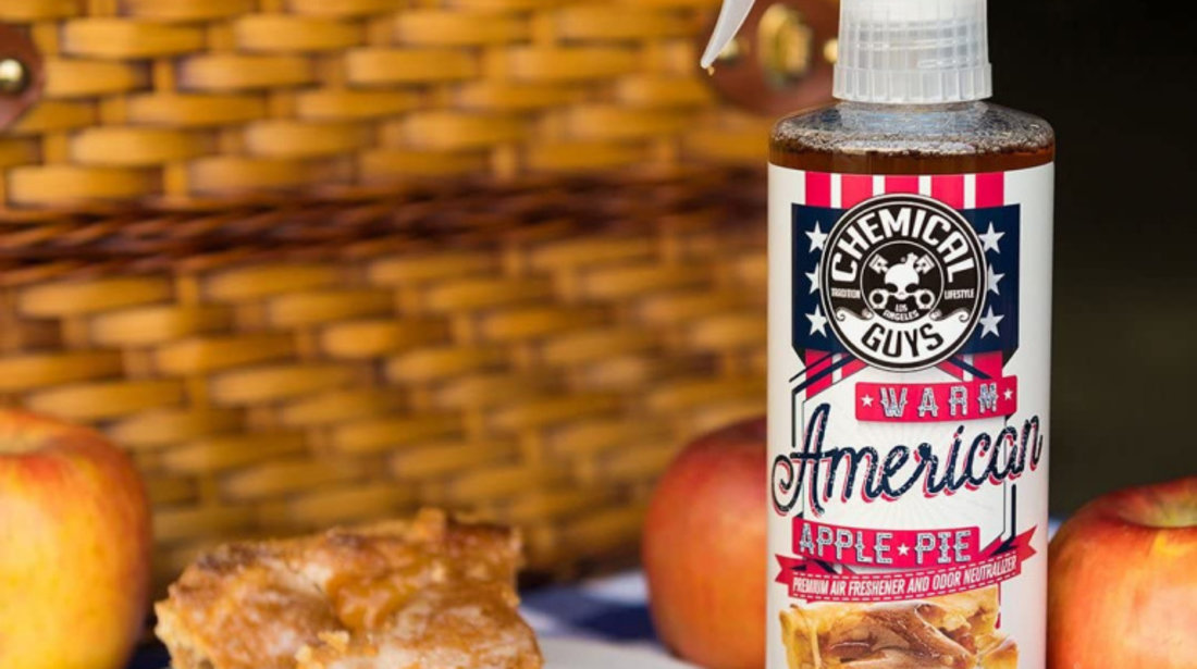 Chemical Guys Warm American Apple Pie Premium Aer Freshener Odor Neutralizer AIR22716