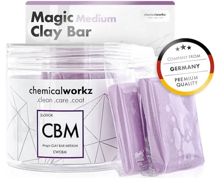 Chemical Workz Magic Clay Bar Argila Decontaminare Medie Violet 2×50G CW-CB-M
