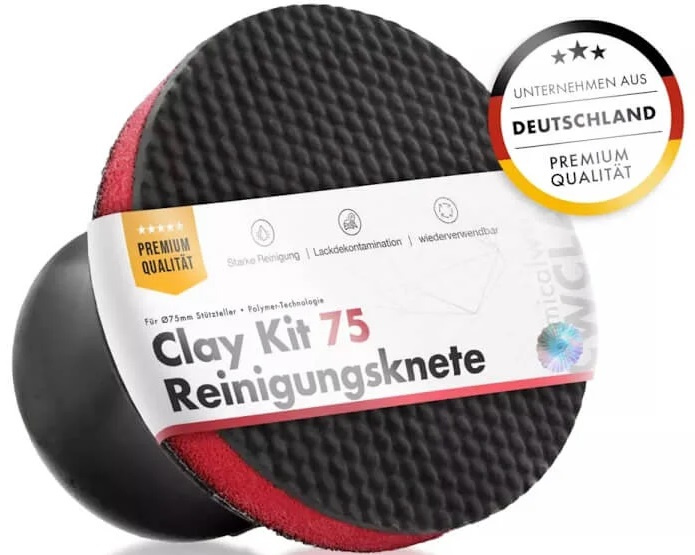Chemical Workz Set Suport Si Pad Argila Decontaminare Clay Kit 75mm CW-CK