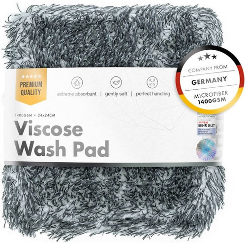 Chemical Workz Viscose Wash Pad Burete Microfibra Spalare Auto 1400 GSM 24x24 Gri CW-WP-G