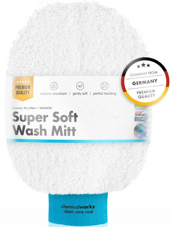 Chemical Workz Wash Mitt Supersoft Manusa Microfibra Spalare Auto Turcoaz CW-PWM-TU