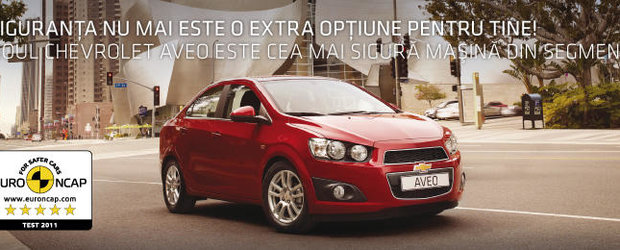 Chevrolet Aveo si Malibu, pe lista fruntasilor la testele EuroNCAP