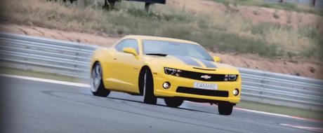 Chevrolet Camaro V8 ne demonstreaza ca stie sa faca drift