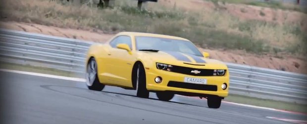 Chevrolet Camaro V8 ne demonstreaza ca stie sa faca drift