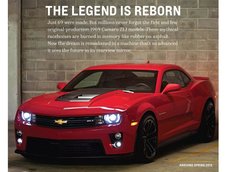 Chevrolet Camaro ZL1 - Brosura Oficiala
