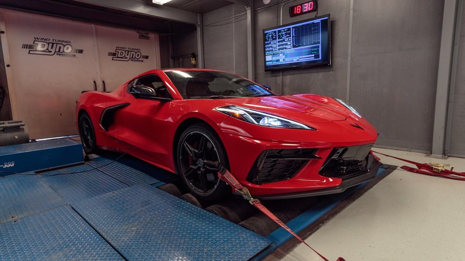 Chevrolet Corvette C8 pe dyno