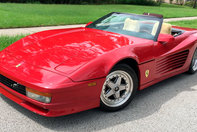 Chevrolet Corvette transformat in Ferrari Testarossa