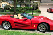 Chevrolet Corvette transformat in Ferrari Testarossa