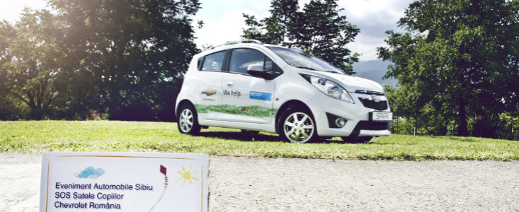 Chevrolet doneaza al patrulea autovehicul Organizatiei SOS Satele Copiilor Romania