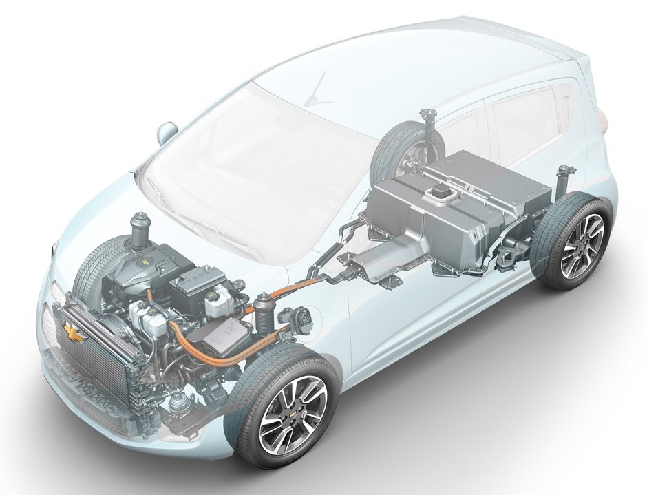Chevrolet prezinta motorul electric pentru modelul Spark EV