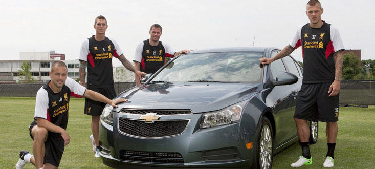 Chevrolet va sponsoriza echipa de fotbal FC Liverpool Chevrolet va sponsoriza echipa de fotbal FC Liverpool