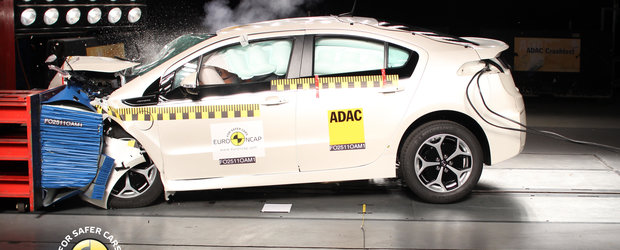 Chevrolet Volt si Malibu primesc punctajul maxim de cinci stele in cadrul testelor de siguranta Euro NCAP