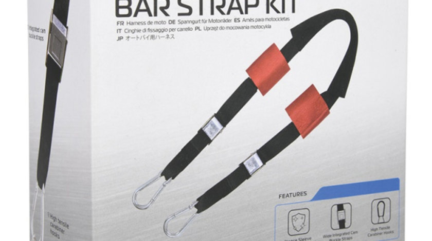 Chinga Transport Moto Oxford Bar Strap Kit Negru OX747