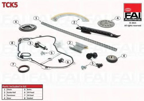 Chit lant de distributie ALFA ROMEO BRERA (939) (2006 - 2010) FAI AutoParts TCK5 piesa NOUA
